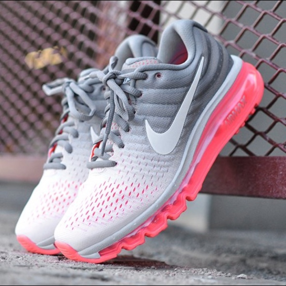 NIKE Air Max 2017 Pure Platinum Hot Lava
